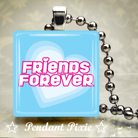 Friends Forever Scrabble Pendant