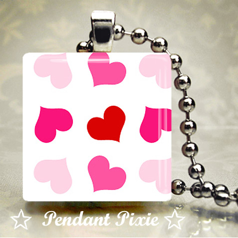 Love Hearts Galore Scrabble Pendants Love Hearts Galore Scrabble Pendants
