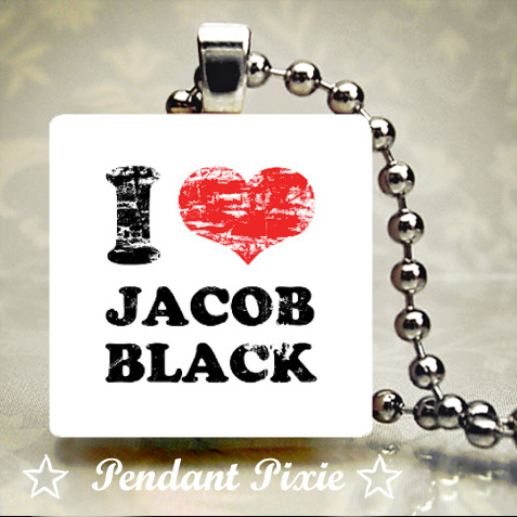 I Love Jacob Black Scrabble Pendants I Love Jacob Black Scrabble Pendants