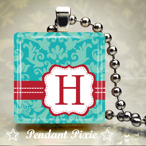 Cute fancy letter scrabble pendant Cute fancy letter scrabble pendant