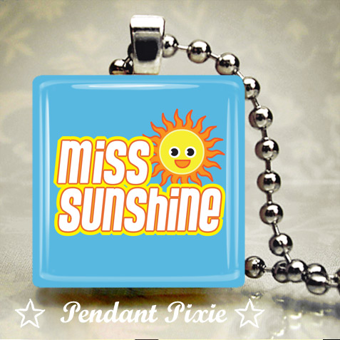 Miss Sunshine Wooden Pendants Miss Sunshine Wooden Pendants