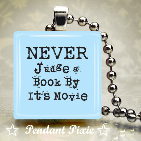Never Judge a Book by its Cover Pendant Never Judge a Book by its Cover Pendant